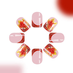 24pcs/Set Press On Nails C633