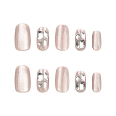24pcs/Set Press On Nails GN021