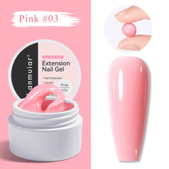 Nail art extension gel not stick to hands poly gel LM171-03
