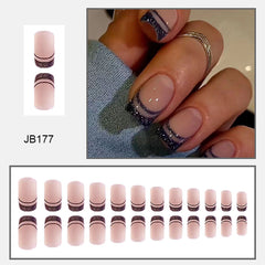 30pcs-15 Sizes Press On Nails JB177