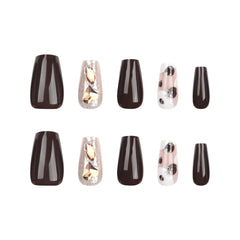 24pcs/Set Press On Nails GN034