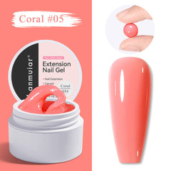 Nail art extension gel not stick to hands poly gel LM171-05