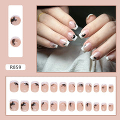 24pcs/Set Press On Nails R859