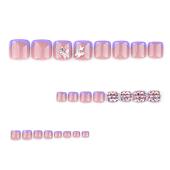 Press On Toe nails Set 16pcs/set JP3347