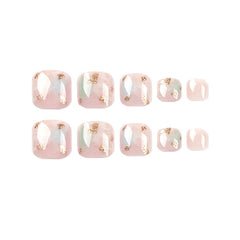 Press On Toe nails Set 24pcs/set JP1630