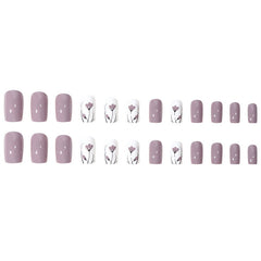 24pcs/Set Press On Nails Y-216