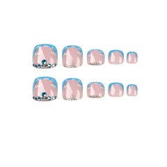 Press On Toe nails Set 24pcs/set JP1626