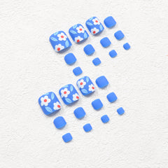 Press On Toe nails Set 16pcs/set JJ41