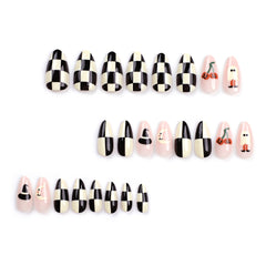 24pcs/Set Press On Nails JP3124