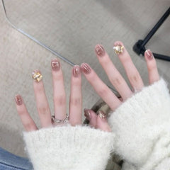 24pcs/Set Press On Nails GN030