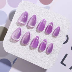 24pcs/Set Press On Nails XNMY164