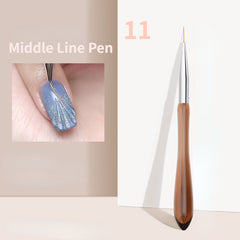 Stained Pen Halo Dye Painting Gradient Round Head French Special Phototherapy Pen