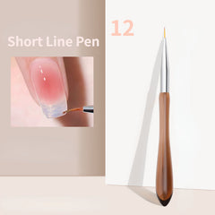 Stained Pen Halo Dye Painting Gradient Round Head French Special Phototherapy Pen