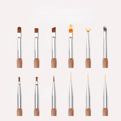 Stained Pen Halo Dye Painting Gradient Round Head French Special Phototherapy Pen