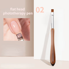 Stained Pen Halo Dye Painting Gradient Round Head French Special Phototherapy Pen