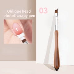 Stained Pen Halo Dye Painting Gradient Round Head French Special Phototherapy Pen