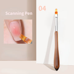 Stained Pen Halo Dye Painting Gradient Round Head French Special Phototherapy Pen