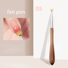 Stained Pen Halo Dye Painting Gradient Round Head French Special Phototherapy Pen