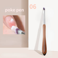 Stained Pen Halo Dye Painting Gradient Round Head French Special Phototherapy Pen
