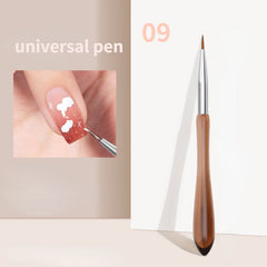 Stained Pen Halo Dye Painting Gradient Round Head French Special Phototherapy Pen