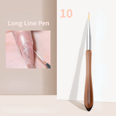 Stained Pen Halo Dye Painting Gradient Round Head French Special Phototherapy Pen