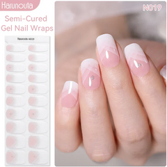 Semi-cured Gel Nail Wraps N019