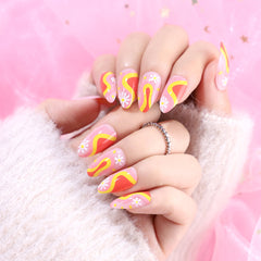 24pcs/Set Press On Nails XNPH1041