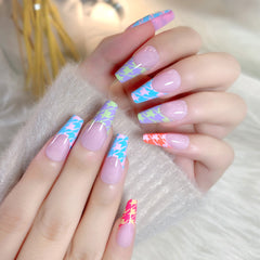 24pcs/Set Press On Nails XNPH1077