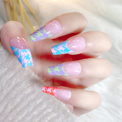 24pcs/Set Press On Nails XNPH1077