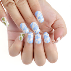 24pcs/Set Press On Nails XNPH1191