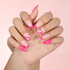 24pcs/Set Press On Nails XNPH1400