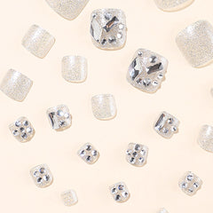 Press On Toe nails Set 24pcs/set XNT093