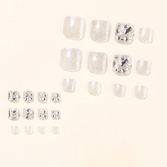 Press On Toe nails Set 24pcs/set XNT093