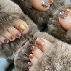 Press On Toe nails Set 24pcs/set XNT127