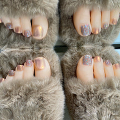 Press On Toe nails Set 24pcs/set XNT127