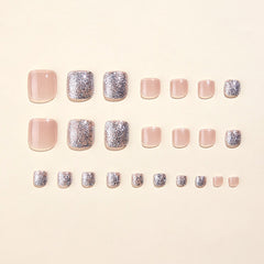 Press On Toe nails Set 24pcs/set XNT130