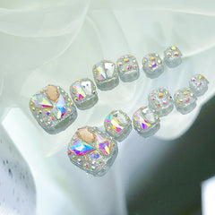 Press On Toe nails Set 24pcs/set XNT142