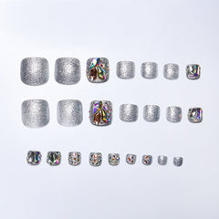 Press On Toe nails Set 24pcs/set XNT142