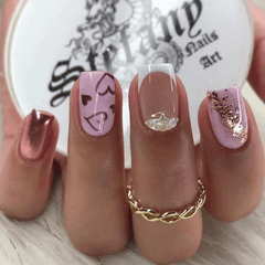 30pcs-15 Sizes Press On Nails Z723