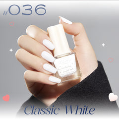 Peel-Off Nontoxic Quick-Dry Nude Sheer Glitter Water-Based Nail Polish