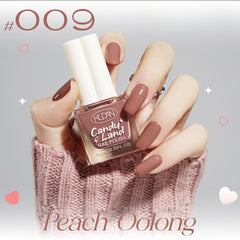 Peel-Off Nontoxic Quick-Dry Nude Sheer Glitter Water-Based Nail Polish