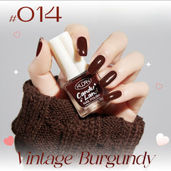 Peel-Off Nontoxic Quick-Dry Nude Sheer Glitter Water-Based Nail Polish