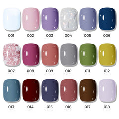 Peel-Off Nontoxic Quick-Dry Nude Sheer Glitter Water-Based Nail Polish