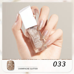 Glossy Water-Based Peelable Nail Polish – Quick-Dry, No-Bake