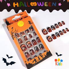 Mini press on nails for kids 24Pcs-12Size