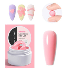 Nail art extension gel not stick to hands poly gel LM171-03