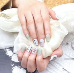 24pcs/set Press on nails l5854