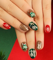 24pcs/Set Press On Nails Z441