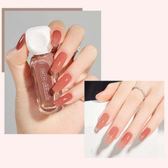 10ml Solid-Color Water-Based Nail Polish – Fast-Drying & Peelable Formula
