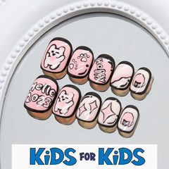 Mini Press On Nails 24pcs/Set K006